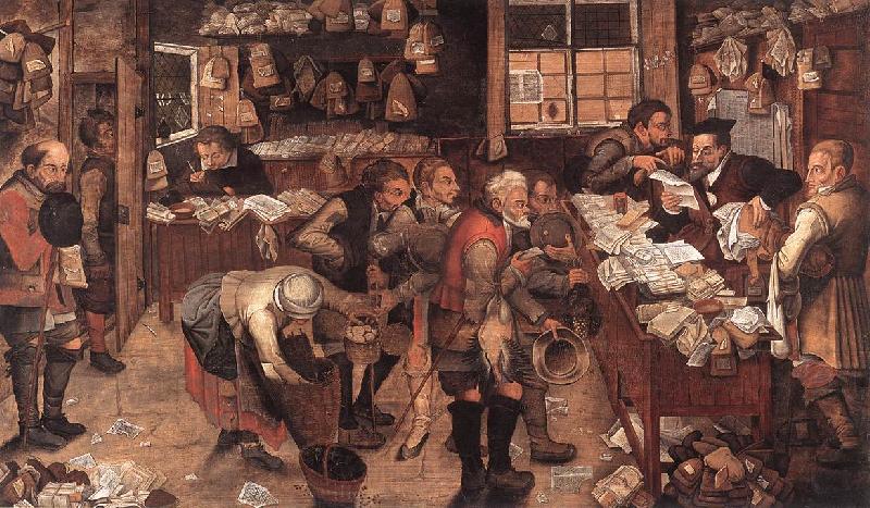 BRUEGHEL, Pieter the Younger Village Lawyer fg